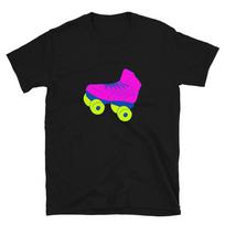 Pink Roller Skate Classic Graphic T-Shirt S