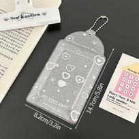 Photocard Idol Holder Mini Idol Photo Frame Kpop Photo Card Holder Id Card Sleeve Credit Cover Case Students Stationery Cardcase AS picture