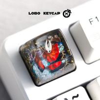 Knight Hollow Hornet Game Cartoon Peripherals Personality Creativity Resin Keycap Mechanical Keyboard Cute Keycap Exquisite Gift
