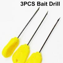 Carp 3Pcs Fishing Tools Kit And Accessories Carp Fishing Bait Needles Set Hook Drill Boilie Bait Pins For Carp Lure Making Tools