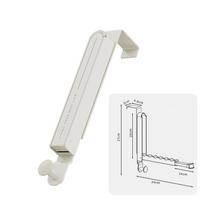 Heavy Duty Folding Clothes Drying Rack No Drilling Clothes Storage Hook  Kitchen Grey-Style A