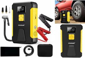 Mocny Jump Starter Booster Rozruch Powerbank Kompresor 12V 26800 Mah 800 A