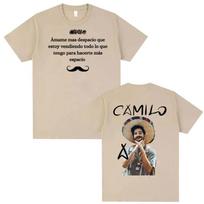 Singer Camilo Tribu Album Tour 2025 Merch Tshirts Unisex Women High Quality Vintage 90s T Shirt Unisex Harajuku Casual Summer Tshirt S