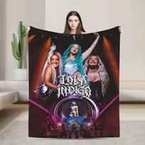 Lolas índigos Spanish Singer Super Soft Blanket For Living Room  Fashion Throw Blanket Winter Travel Office Flannel Bedspread 80x120cm