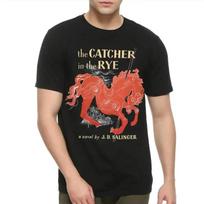 The Catcher in Rye by J D Salinger T Shirt  Sizes 100 Cotton blc 127 S įvairiaspalvis