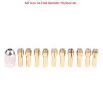 1 Set High Quality M8 M7 Nuts Drill Chucks Adapter Mini Drill Chucks For Chuck Adapter Micro Collet Brass Power Rotary Tool