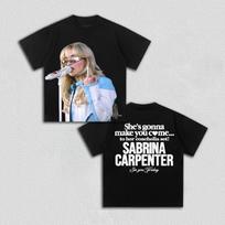 Sabrina Carpenter Coachella T Shirt 2026 Summer New Unisex Women Pop Star Tour Graphic Cotton Oversized Streetwear Merch Tee M