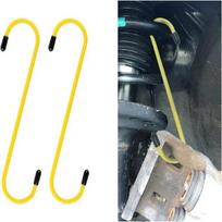 Universal Brake Caliper Hangers Hooks with Rubber Tips for Auto Axle Suspension Repair