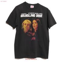 Mulholland Drive T Shirt David Lynch 2001 Movie Horror Film Twin Peaks Med vintage Washed Top For Everyday Wear homme Stylish S įvairiaspalvis