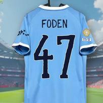 2526 Premier League World Club Cup Home Shirt No. 9 Harland 47 Forden Football Uniforms Players Fan Version Fans-XL