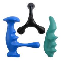 3Pcs Trigger Point Massage Tool Body Deep Saver for Full And Thumb Tissue Massage Trigger black