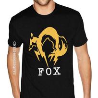 Metal Gear Solid Fox Shirts Over Size For Man Hot T Shirt Faddish Fitness Tight Top T-shirts Cotton Men Tops T Shirt S įvairiaspalvis