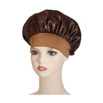 Breathable Silk Bonnet Satin Hair Bonnet Wide Band Sleep Cap Sleep Cap Stay on All Night Hair Wrap Cover Slouchy for Long Hair ruda