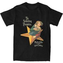 The Smashing Pumpkins T-Shirt Beach Mellon Collie and the Infinite Sadness Y2K T Shirts Cotton Tee Shirt For Men Top Tees S įvairiaspalvis