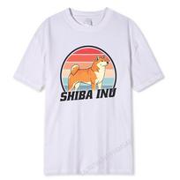 Cute Yellow Shiba Inu Funny Printing Men T Shirts Fashion Cotton Shirt Street Loose T-Shirts Summer Breathable Short Sleeve Man S įvairiaspalvis