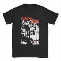 Electronic Rock Depeche Cool Mode Cotton T Shirt For Adult Summer  Classic T Shirts O-Neck Trending Tees Big Size Casual Tops S įvairiaspalvis
