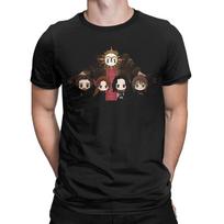 Men T-Shirts Chibi Lune Clair Obscur Expedition 33 Casual 100% Cotton Tee Shirt Short Sleeve  T Shirt Crewneck Clothes Plus Size S įvairiaspalvis