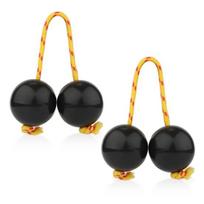 2 Pair Asalato Rhythmic Ball Shaker for Instruments Rattle Asalato Hand Percussion Adults And Teenagers juoda