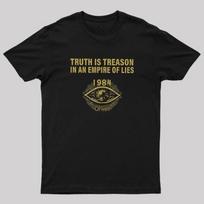 1984 Orwell Geek T-Shirt New Spring/Summer Arrivals Regular Fit Casual  Streetwear S įvairiaspalvis