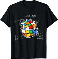 Cube Puzzle Competition Funny Math Lovers Gift T-Shirt 100% Cotton O-Neck Short Sleeve Summer Casual Mens T-shirt Size S-3XL S įvairiaspalvis