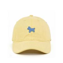 Fashion Breathable Embroidery Pony Baseball Caps Adjustable Hiphop Cotton Baseball Hats Vintage Sunscreen Hats Men Women geltona