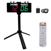 LED Digital Scorekeeper Score Counter Scorekeeper With 4 Modes And Rechargeable Battery For Indoor Outdoor Sports Use