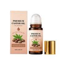 Premium Castor Oil with Roller Skin Nourishing Oil for Smooth Skin and Hair Care 50ml Natural Moisturizing Treatment Bottle One Size ruda
