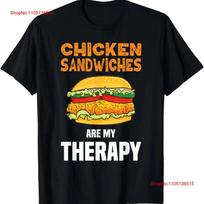 Chicken Sandwich T Shirt Joke Burger Eating  vintage Washed homme Soft Stretched Stylish Unisex Versatile Top For Everyday Wear S įvairiaspalvis