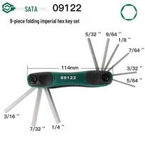 Folding Hex Key Set: Imperial, Metric & Torx Wrenches