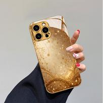 Electroplated glass phone case  suitable for iphone 17  16  15  14  13  12  11pm Pro Plus and other phone models. iPhone 11 Pro Max