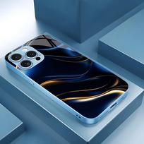 Texture new Hot-selling protective case Phone Case Metallic paint Glass PhoneCase for iPhone 17 16 15 14 13 12 11pm Pro Plus iPhone 17