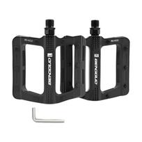 Mountain Bicycle Pedal Anti-Slip Widened Nail Pedal Ultra-Light Double DU Bicycle Pedal for Night Riding Bicycle Accessories juoda