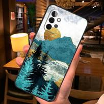 Gold Landscape painting Case For Samsung Galaxy A56 A36 A54 A34 A14 A06 A16 A26 A12 A32 A52 A13 A33 A53 A15 A35 A55 For Samsung A12