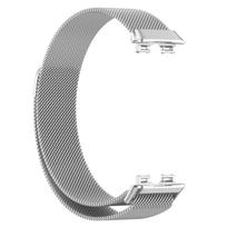 Huawei Band 10/9/8 NFC Milanese Magnetic Stainless Steel Replacement Strap For Huawei Band 8/9/10 sidabras