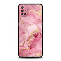 Phone Case For OnePlus 15 13 12 11 10 9 8 7T Pro 13T 13R 12R 10R 9RT 8T Nord 2T CE 2 3 5G Lite Cover Fashion Gold Pink Marble For OnePlus 7T