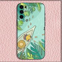 Kayaking illustration  Phone Case For Samsung S25,S24,S21,S22,S23,S30,Ultra,S20,Plus,Fe,Lite,Note,10,9,5G Black Cover Samsung S105G