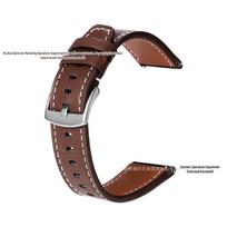 Samsung and Huawei GT3/4/5 Genuine Leather Watch Strap with Pin Buckle, New Universal Smartwatch Strap 18-22mm. 20mm