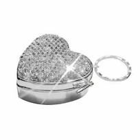 Portable Travel Pill Organizer Shiny Rhinestone Medicine Storage Box  Travel Storage Case