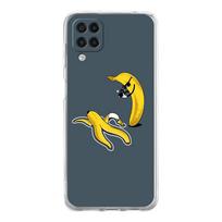 Soft TPU Cover for Samsung Galaxy A25 A23 A22 A52S A31 A72 A73 A17 A07 A13 A11 5G Transparent Phone Case Funny Bite Apple Banana for Samsung A13 5G
