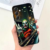 Cool J-Jokers-C-Clown Phone Case For Samsung S25,S24,S21,S22,S23,S30,Ultra,S20,Plus,Fe,Lite,Note,10,9,5G Black Cover Samsung S105G