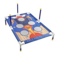 Children's Indoor Outdoor Sports Toy Toss Bean Bag Game Set with Target Board Frame for Family Interaction and Physical Exercise One Size mėlyna
