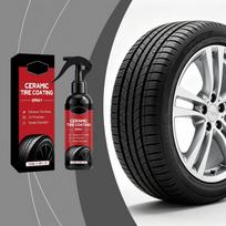 Ceramic Tire Coating Spray 100ml Enhances Tire Gloss Provides UV Protection Easy Application for Long Lasting Tire Maintenance and Surface Protection One Size raudona