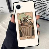 Raccoon Art Tarot For Realme C75 C55 C71 C61 C53 C33 C63 C51 C65 C67 11 12 13 14 15 Pro Plus GT6 GT7 Pro Case For Realme GT6