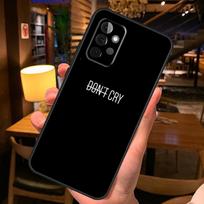 Sad depression Black Word Case For Samsung Galaxy A36 A56 A26 A16 A06 A53 A33 A13 A12 A32 A52 A55 A35 A15 A54 A34 A14 For Samsung A12