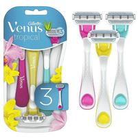 Gillette Venus Disposable Women's Razor, Tropical, 3 Ea