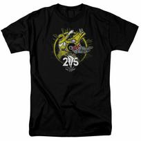 26 Mighty Morphin Power Rangers Yellow 25 T Shirt Mens Licensed Classic TV Black Unisex T-Shirt S įvairiaspalvis