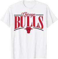 NBA - Chicago Bulls Logo Arch T-Shirt S įvairiaspalvis