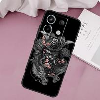 Samurai Oni Mask Case For Xiaomi Redmi Note 14 13 12 11 10 9 15 Pro Plus Redmi 14C 10C 12C 13C 15C 15 Cover For Redmi 10