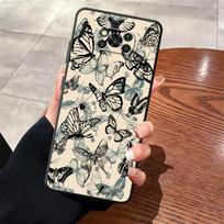 Funda Phone Cover Case for Xiaomi Poco F8 X3 X4 X5 X7 Pro M5 C50 F1 F3 C71 C61 M3 M4 M7 C75 Retro Butterfly Flower Poco F3