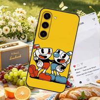 Cute C-Cuphead Phone Case For Samsung Galaxy S21 S22 S23 S24ULTRA S25ULTRA FE Ultra Plus5G A52S S26 Soft Cover S24